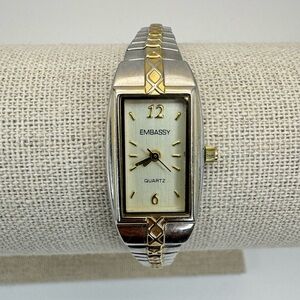 Embassy Women's Two-Tone Silver and Gold Watch